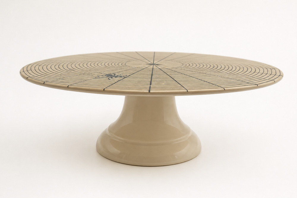 John Derian Target 12" Spiderweb Cake Stand Melamine Halloween Party Serveware